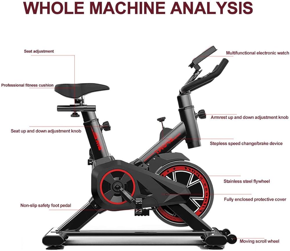 Stationary Spinning Cardio Exercise Bike
