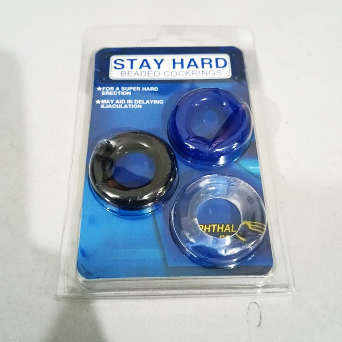 Silicone Cock Ring Stay Hard Delay Timing Flexible Penis Ring (Pack of 3 Ring)