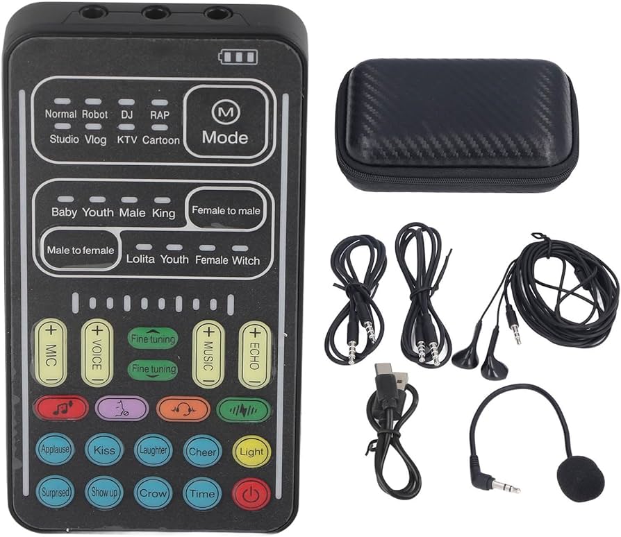 Portable Voice Changer Modulator for One for PC,Phone,Laptops