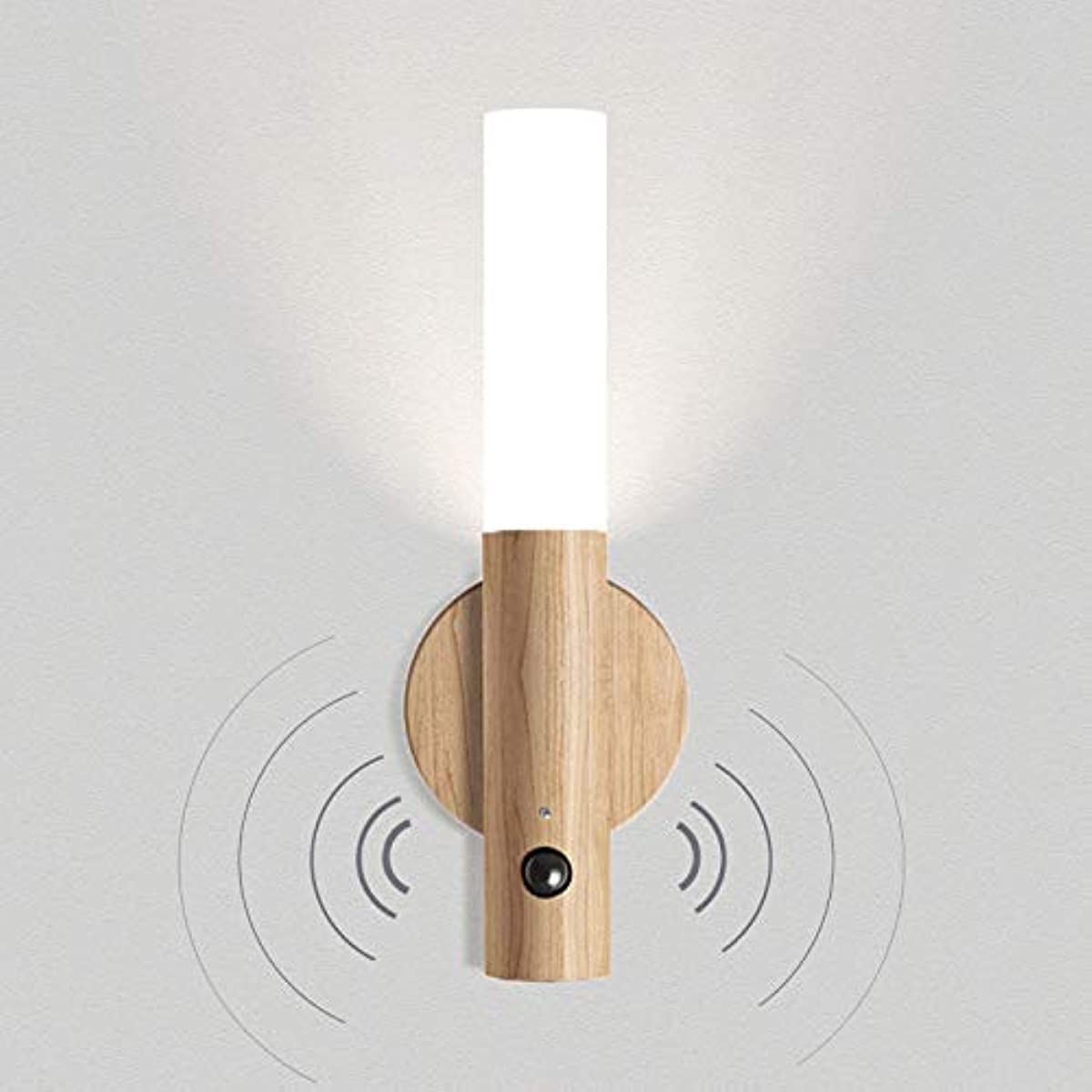 Wood Rechargeable Sensor Night Lamp