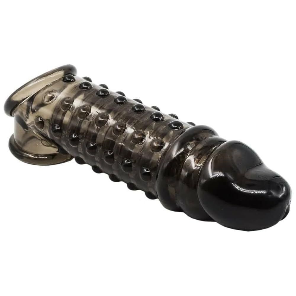Soft Silicone Penis Extender Condom Cock Sleeve Ring Delayed Ejaculation On Penis Reusable Sex Enlargement Sex Toys For Men